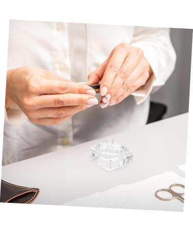 Zerodeko Diamond Decor Candy Jar Nail Art Accessories Glass Nail Dish with Lid Acrylic Nail Tools Nail Dish Cup Manicure Nail Dish Dappen Dish Glass Nail Cup Glass Jar Wedding 1 - Buy Online on GoSupps.com