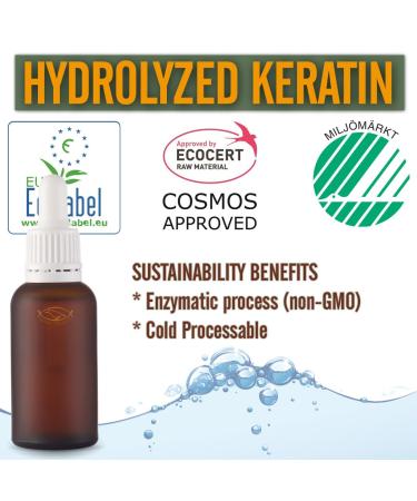 Buy Hydrolyzed Keratin Protein 30ml | Strengthen & Protect Hair | Reduce Damage Frizz & Moisturize | International Shipping Available - Buy Online on GoSupps.com