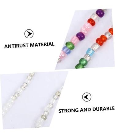 SESESFOUFU 2 Pcs Adjustable Glasses Mask Chain - Anti-Slip Face Lanyards & Pearl Straps for Comfortable Face Covering - Buy Online on GoSupps.com