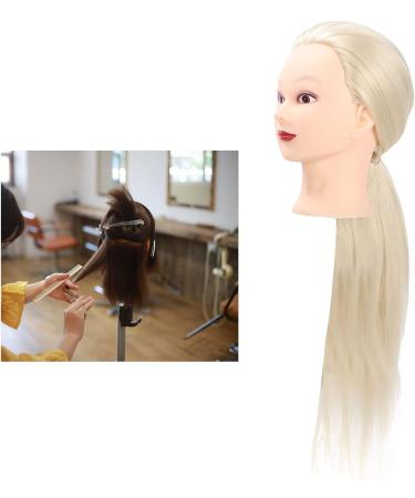 Professional Hairdressing Training Head - Cream White Puppet for Cosmetology Students | International Shipping - Buy Online on GoSupps.com