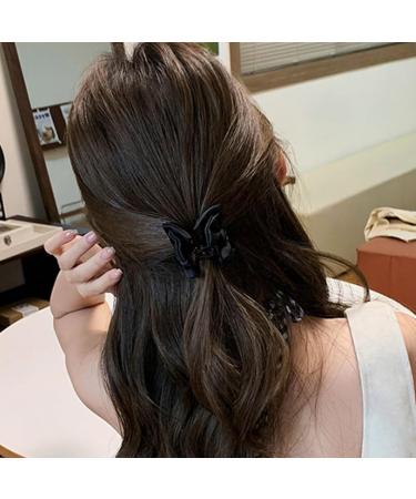 XIAHIOPT Princess Hair Clips Hairpin 2000s Claw Balletcore Headdress Bunches Accessories Preepy Bangs Headdress Light Blue - Buy Online on GoSupps.com