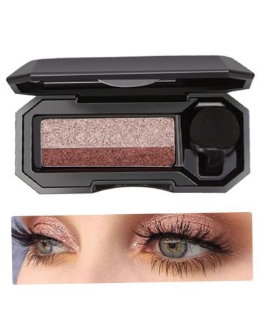 Hlyurlus Dual Color Eyeshadow Palette - Waterproof Frosted Pigment for Everyday Makeup - Style1 - Buy Online on GoSupps.com