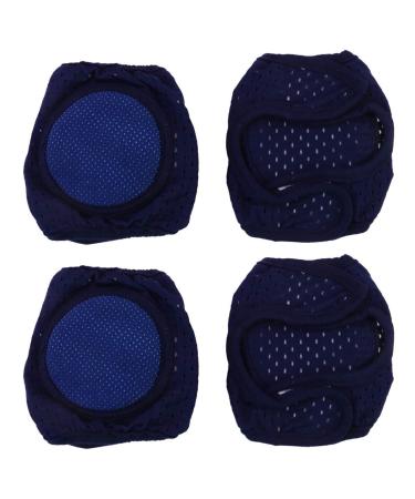 Buy Toddler Pads Baby Elbow Protectors Non-Slip Crawling Sleeves for Babies | Comfortable Navy Blue 1 Pair - Buy Online on GoSupps.com