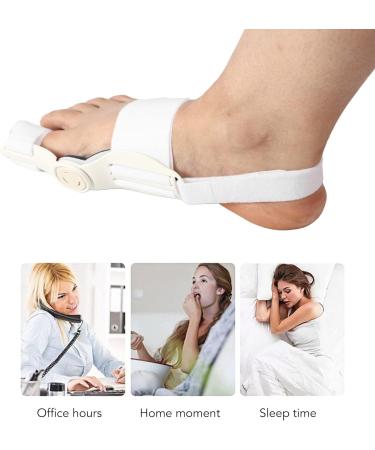 Women's Orthopedic Toe Straighteners with Hardened Gel Pack for Overlapping Toes - Bunion Corrector in White - Buy Online on GoSupps.com
