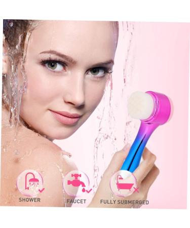 minkissy Multifunctional Facial Cleansing Brush Removing Deep Face Brush Nose Exfoliating Brush for Cleaning Electric Face Cleaner Face Washing Brush Facial Brush 3D Double Sided Face Soap 13X5.5cm - Buy Online on GoSupps.com