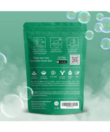 BodyRestore Aromatherapy Shower Steamers - 15 Pack Tea Tree Oil Shower Bombs for Stress Relief and Relaxation - Bath Gifts for Women and Men - Buy Online on GoSupps.com