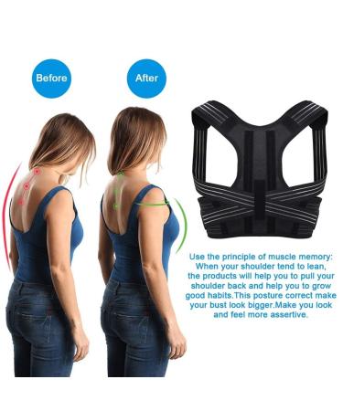 Back brace Posture Corrector Brace Shoulder Back Support Belt For Unisex Braces & Supports Belt Shoulder Posture Dropshipping lofty ambition A S - Buy Online on GoSupps.com