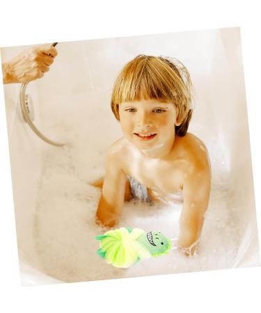 Angoily 4pcs Children's Bath Ball & Loofah Sponge Set - Cartoon Bath Balls for Kids Toddler Body Wash Scrubber & Bath Puff - Buy Online on GoSupps.com