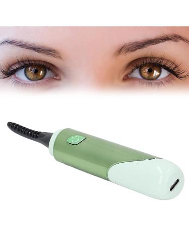 Qukaim Heated Eyelash Curler Heated Eyelash Curler Rechargeable Mini Lash Curler with 4 Temperature Settings Green - Buy Online on GoSupps.com