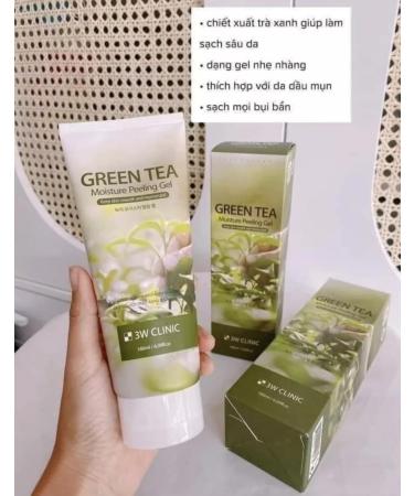 Miss Korea Official Productor_Green Tea Moisture Peeling Gel 180ml/ 6.09 fl.oz Remove Dead Skin Cell Keep Skin Smooth and Moisturize - Buy Online on GoSupps.com