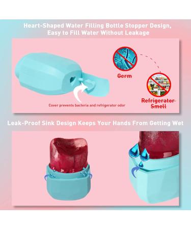 Vanalia Ice Roller for Face and Eye Gua Sha Massage - Facial Beauty Tool with Silicone Mold - Blue - Buy Online on GoSupps.com