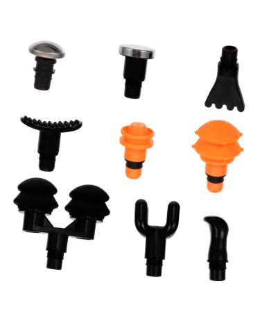 FRCOLOR 1 Set 9Tlg Massage Head with fascia attachments for muscle massage devices Exchange head deep tissue massager heads Massage replacement head component fitness dashboard