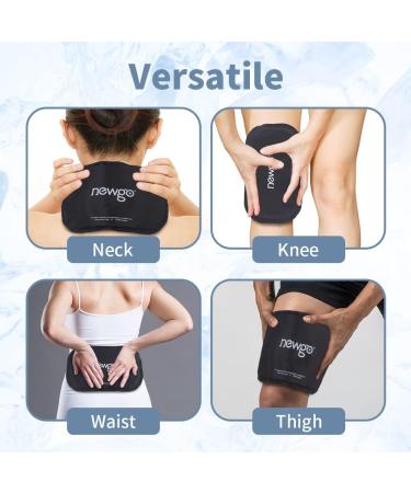 NEWGO Hot Cold Therapy Gel Ice Pack for Pain Relief - Shoulder Neck Hip Elbow Knee - 11.81 x 7.08 - Buy Online on GoSupps.com