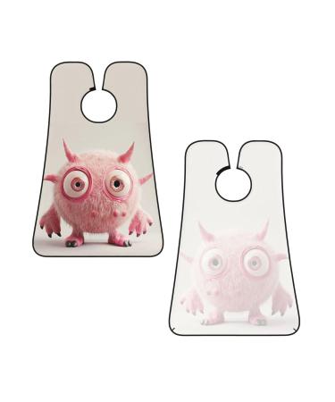 Cute Pink Monster Beard Bib Apron - Non-Stick Hair Catcher for Men | Perfect Shaving Gift - One Size Black - Buy Online on GoSupps.com
