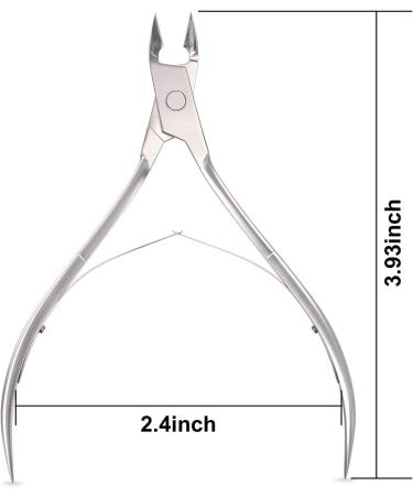 Professional Stainless Steel Cuticle Nippers | Manicure & Pedicure Tools | International Shipping - Buy Online on GoSupps.com
