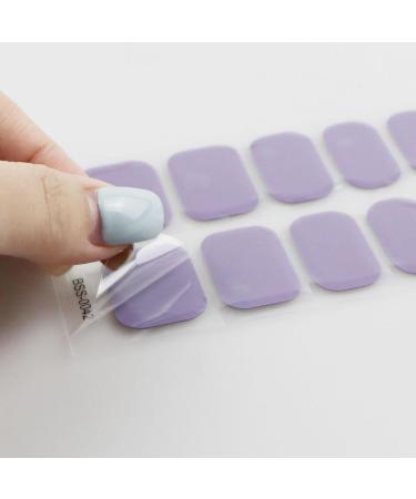 JMEOWIO Semi Cured Gel Nail Strips Black Purple Gel Nail Stickers Nail Supplies Nail Art Design Decoration Accessories - Buy Online on GoSupps.com