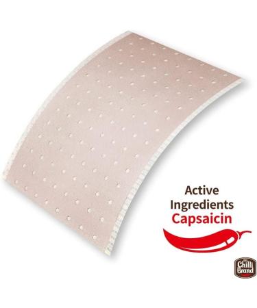 Porous Capsicum Plaster Pain Patch by Chilli Brand - 2 Packs (3.4 x 4.5 inches) - Buy Online on GoSupps.com