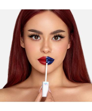 Wonderskin Wonder Blading Lip Stain Masque - Long-Lasting Waterproof Red Lip Tint - Transfer-Proof Lip Makeup (Hayley Masque) - Stain & Go - Buy Online on GoSupps.com