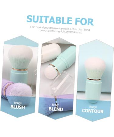 DOITOOL Capsule Brush Makeup Brush Foundation Brush Women Makeup Buffing Brush Makeup Face Powder Brush Retractable Powder Brush Brochas Abs Multipurpose Travel Makeup Powder - Buy Online on GoSupps.com