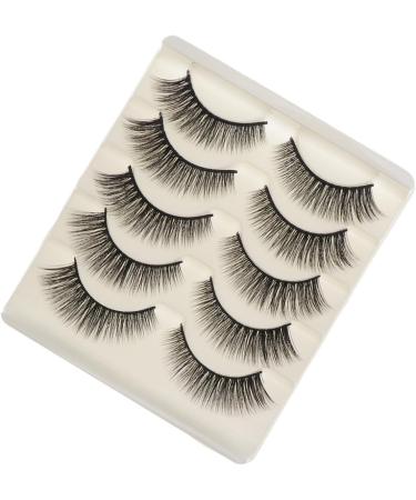 minkissy 15 Pairs Strip Fake Lashes for Women Fake Lashes for Girls Natural Lashes Soft Light Fake Lash Cat Eye Lashes 3d Lashes Natural False Lashes Faux Lashes 5d Eyelash Material - Buy Online on GoSupps.com