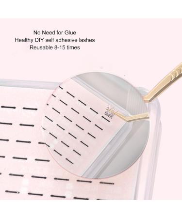 144 Self Adhesive Lash Strips Waterproof Reusable No Glue Allergy-Free | Strong Hold Fake Eyelash Tape | Easy Removal - Buy Online on GoSupps.com