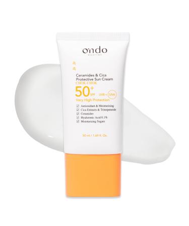 Ondo Beauty 36.5 Ceramides & Cica Crema Solar SPF 50+ 50 ml