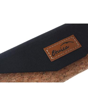 Paule & Knopf Stylish Folding Glasses Case | Modern Cork Look | High-Quality Magnetic Closure | Black | International Shipping Available - Buy Online on GoSupps.com