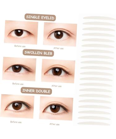 minkissy 60 Sheets Double Eyelid Sticker Eyelid Strips Double Back Tape Invisible Eye Stickers Double Eyelid Tapes Eyelid Lift Strips Eye Makeup Tools Double Sided Beauty Products - Buy Online on GoSupps.com