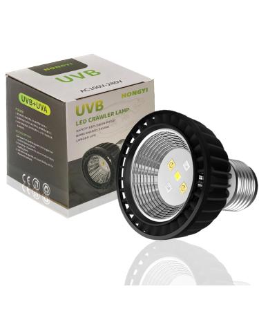 Qeeheng turtle heat lamp basking lamp heat lamp uva and UVB reptile heating lamp for turtle pet heater light lamp for reptile turtle and amphibians (Uva+uvb 5.0 lamp) - Buy Online on GoSupps.com
