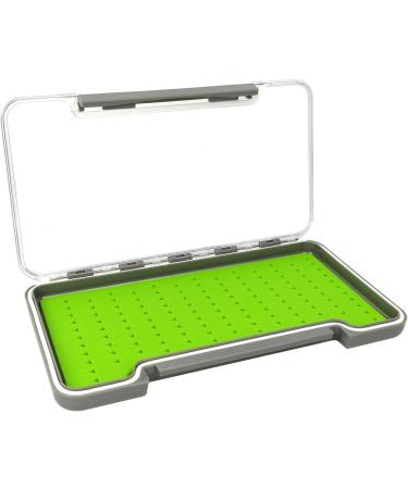 Aventik Super Slim Silicone Fly Fishing Box 2PC-G048LB | Waterproof Tackle Case | Pocket Size 7.36 x 4.02 x 0.63 | Compact Fishing Storage - Buy Online on GoSupps.com