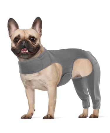 Hjyokuso Dogebody after op dogbody after op with leg wound protection suits for dogs dogs hind leg protection anti-wound licking op body dogs e-collar alternative for dogs dogs protection bodysuit m gray - Buy Online on GoSupps.com