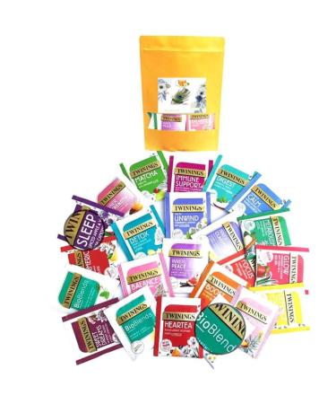 Twinings Superblends Tea Fruit Herbal Tea Selection Gift Set 23 Mixed Flavours of Superblends Soulful Blends BioBlends Mixed Collection Individually Wrapped tea bags Variety Pack Bags - Buy Online on GoSupps.com