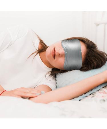 Comfortable Silk Sleep Mask - 4 Pcs Satin Eye Covers for Travel & Meditation | Blackout Blindfolds with Elastic Straps - Buy Online on GoSupps.com