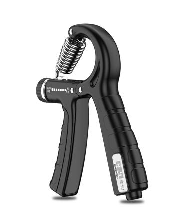 Vinmooog Handtrainer finger coach forearm trainer Fitness gripper trainer Fitness equipment for home Adjustable Resistance 5-60 KG With Counting Function Home Gym forearm Training device