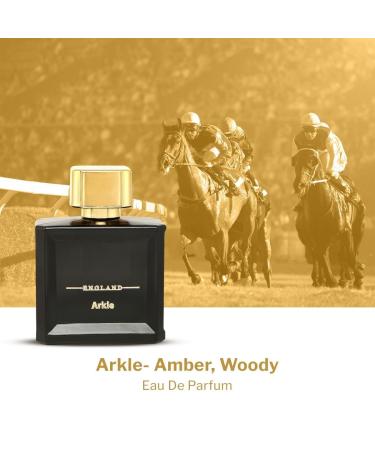 Arkle Amber Woody Spray | Perfume for Men | Crisp Refreshing Woody Notes with Cinnamon & Nutmeg | 100ML | Long Lasting Eau De Parfum - Buy Online on GoSupps.com