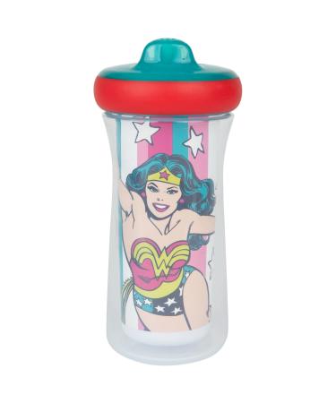 DC Superhero Girls Comics Wonder Woman Retro 9oz Insulated Sippy Cup  Multicolor