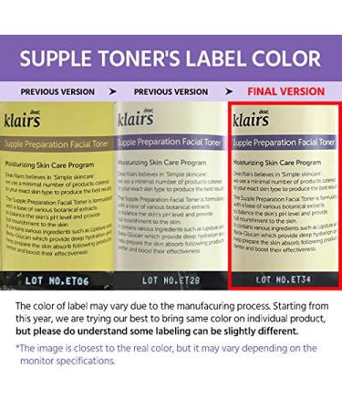 Dear Klairs Supple Preparation Facial Toner 6.08 fl oz - Hydrating & Soothing Skin Care - Buy Online on GoSupps.com