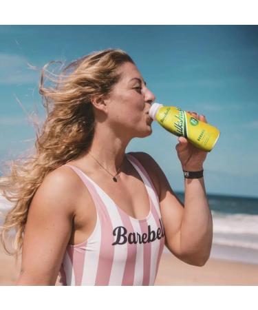 Barebelles 8 x 330ml Milkshake With Welari Thank You Card Banana Flavour Breakfast Drink Fruity Dairy Beverage (2640ml) (8pack) - Buy Online on GoSupps.com