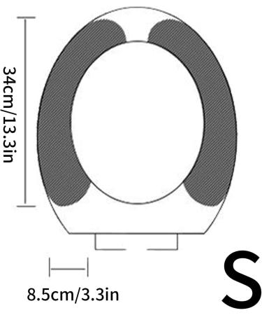 Toilet Seat Cushion Padded Toilet Seat Cushions Washable Toilet Seat Cushion Soft Warmer for Bathroom - Buy Online on GoSupps.com