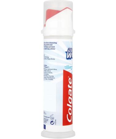 Colgate Advanced White Toothpaste Pump 100ml - Buy Online on GoSupps.com