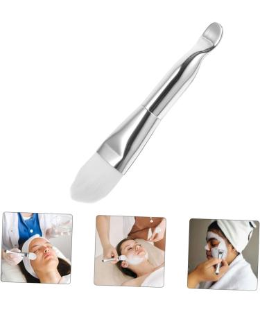 FOMIYES Double-headed Facial Treatment Brush Facial Mask Brush Skin Care Tool Facial Mask Applicator Facial Mud Mask Brush Mask Spoon Women Mud Mask Brush Mud Mask Applicator Cream Spoon 13.70X2.50X1.50CM Silver - Buy Online on GoSupps.com