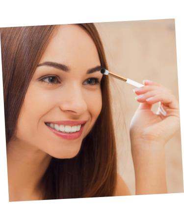 WOONEKY 10pcs Makeup Brush Eye Makeup Kit Make up Eyeshadow Brush Eye Makeup Tool Wooden Handle White - Buy Online on GoSupps.com