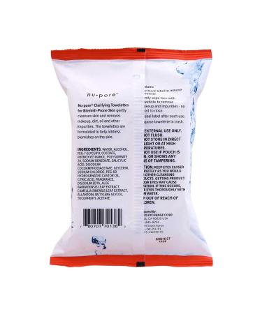 Buy NU-PORE Acne Cleansing & Moisturizing Towelettes - International Shipping Available - Buy Online on GoSupps.com