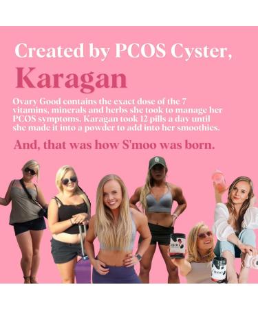 S moo Ovary Good - Vanilla Bean | 7-in-1 PCOS Supplement for Hormone Balance & Fertility | Ovarian Health Support (30 Servings - Buy Online on GoSupps.com