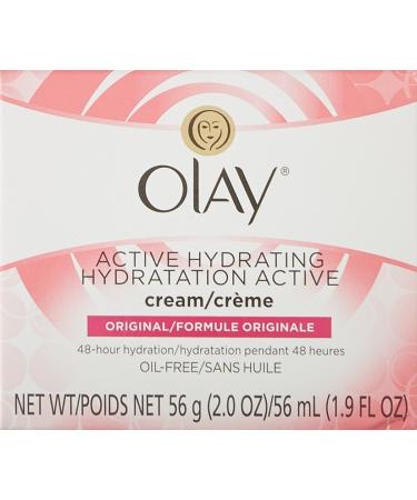 Olay Active Hydrating Cream 2 Ounce (Pack of 2) - Hydrating Moisturizer for Smooth Skin - Buy Online on GoSupps.com