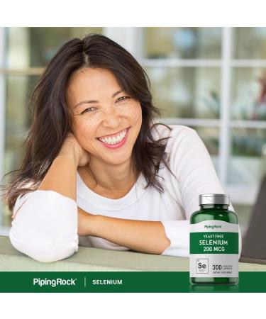 Selenium 200mcg | 300 Vegetarian Capsules | Yeast-Free & Non-GMO Supplement - Buy Online on GoSupps.com