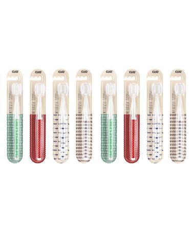 Pack of 8 NEW CLIO Designer Toothbrush My Brush Set