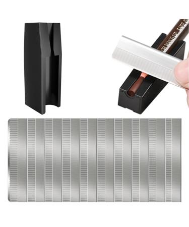 Eyebrow Pencil Shaper Eyebrow Pencil Sharpener Waterproof Peel-Off Brow Pencils & 10Pcs Pencil Sharpener - Buy Online on GoSupps.com