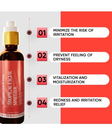 Shop Bulgarian Rosewater Facial Spritzer - Refreshing Makeup Remover Spray with Tropical Plant Extracts & Nut Oils - International Shipping Available - Buy Online on GoSupps.com