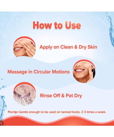 Aqualogica Detan+ Face & Body Scurb with Cherry Tomato | Unisex Formula Suits All Skin Types | 1.76 Oz/50g - Buy Online on GoSupps.com